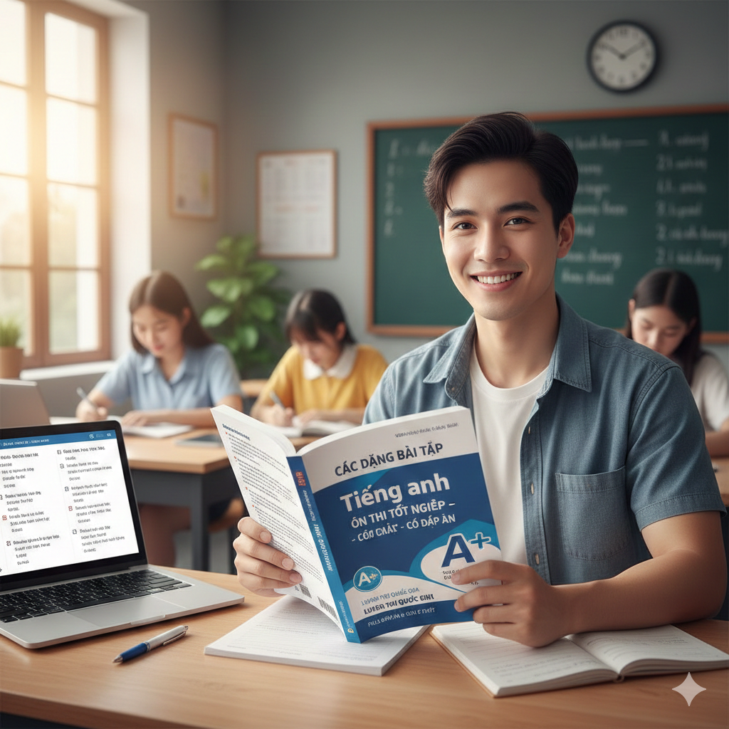 Các dạng bài tập Tiếng anh 2026 ôn thi tốt nghiệp - có đáp án